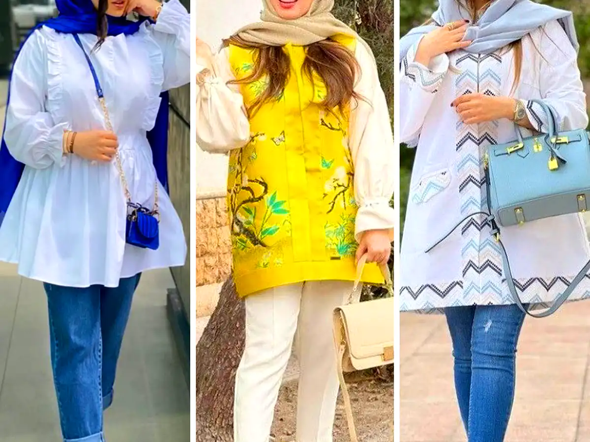 مانتو رنگی پر انرژی