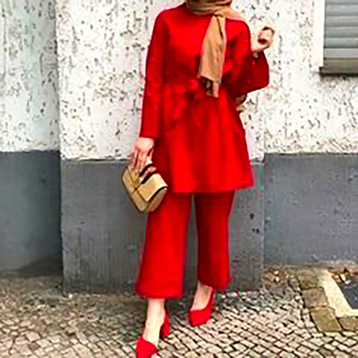 مانتو رنگی شاد