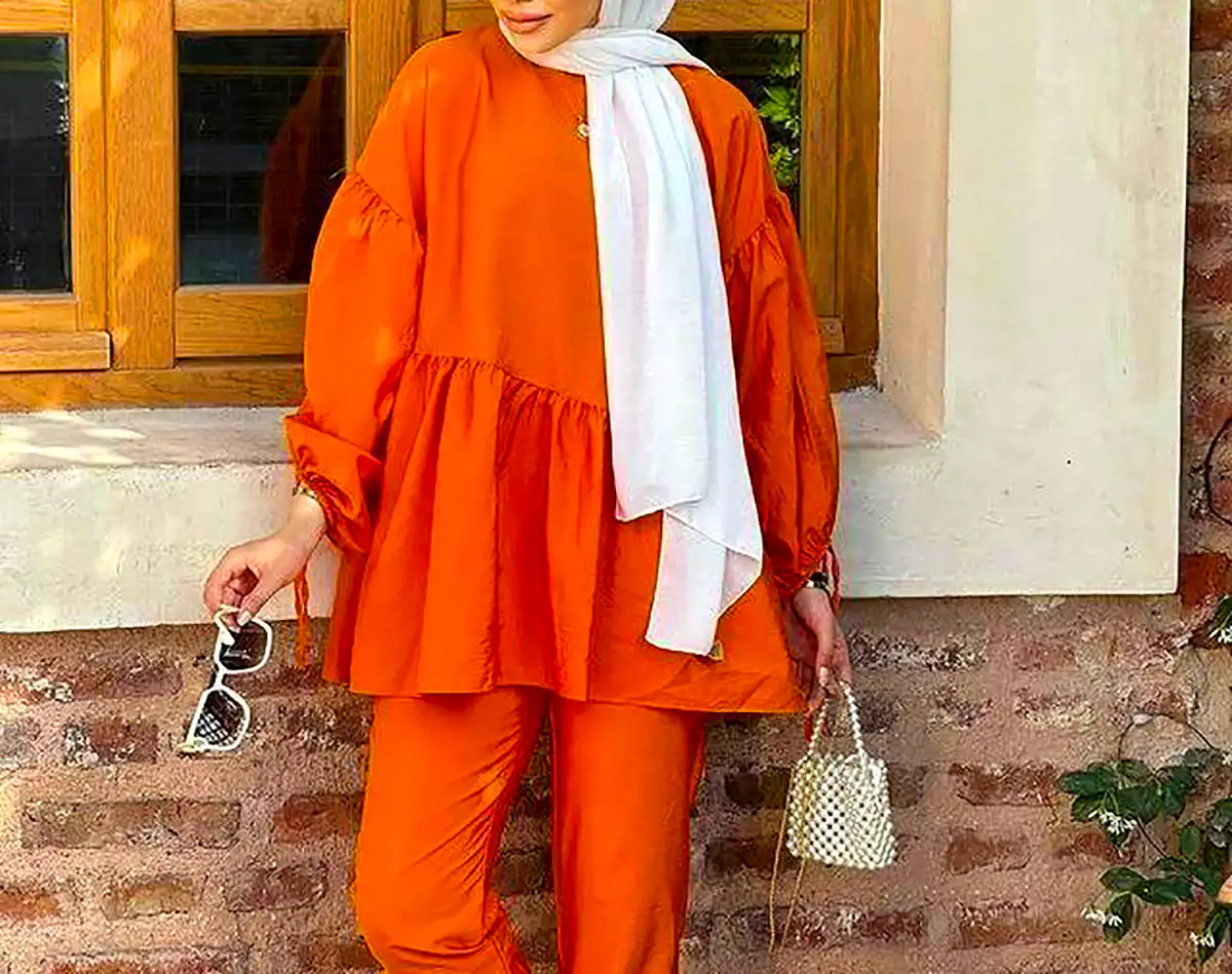 مانتو رنگی شاد