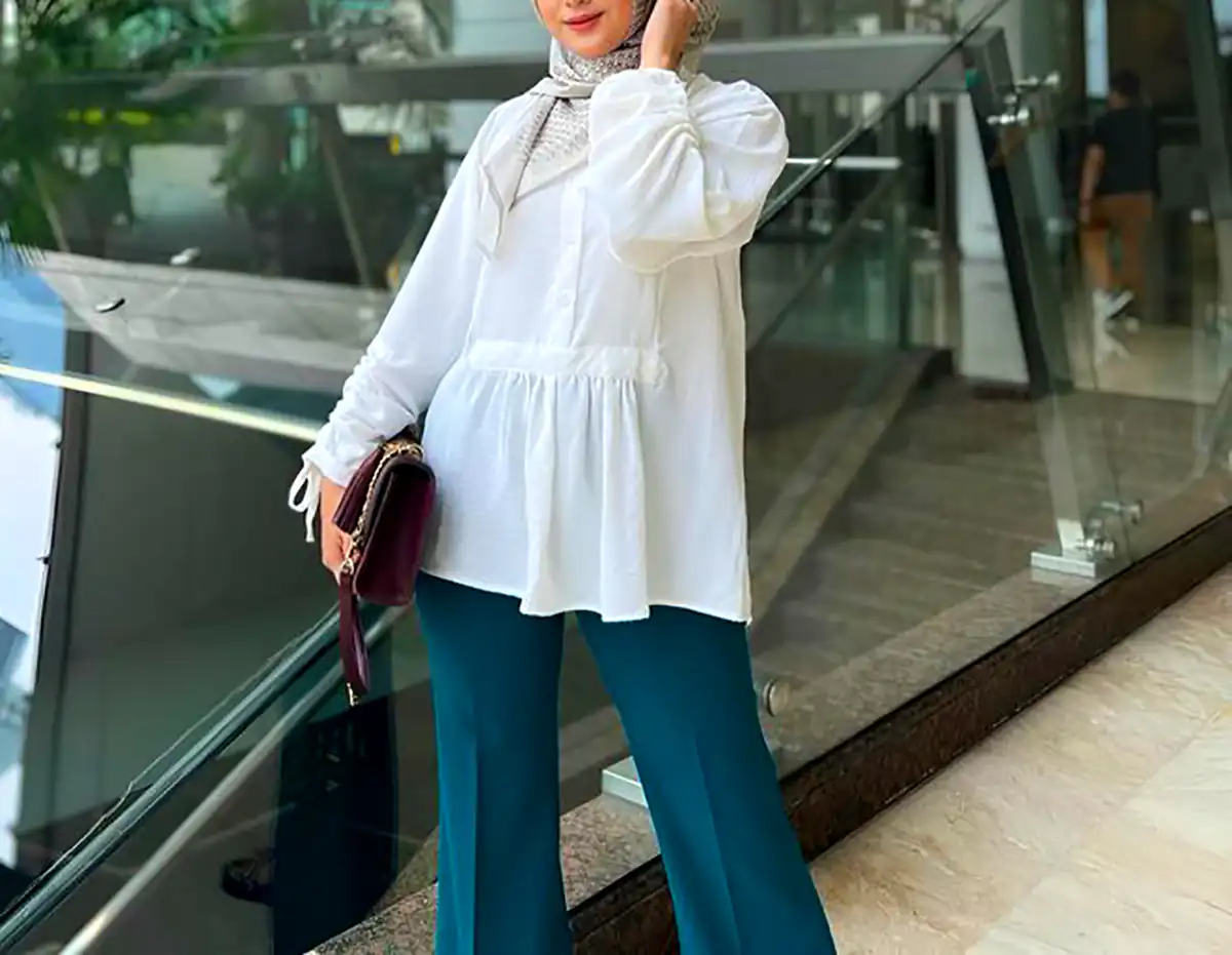 مانتو رنگی شاد