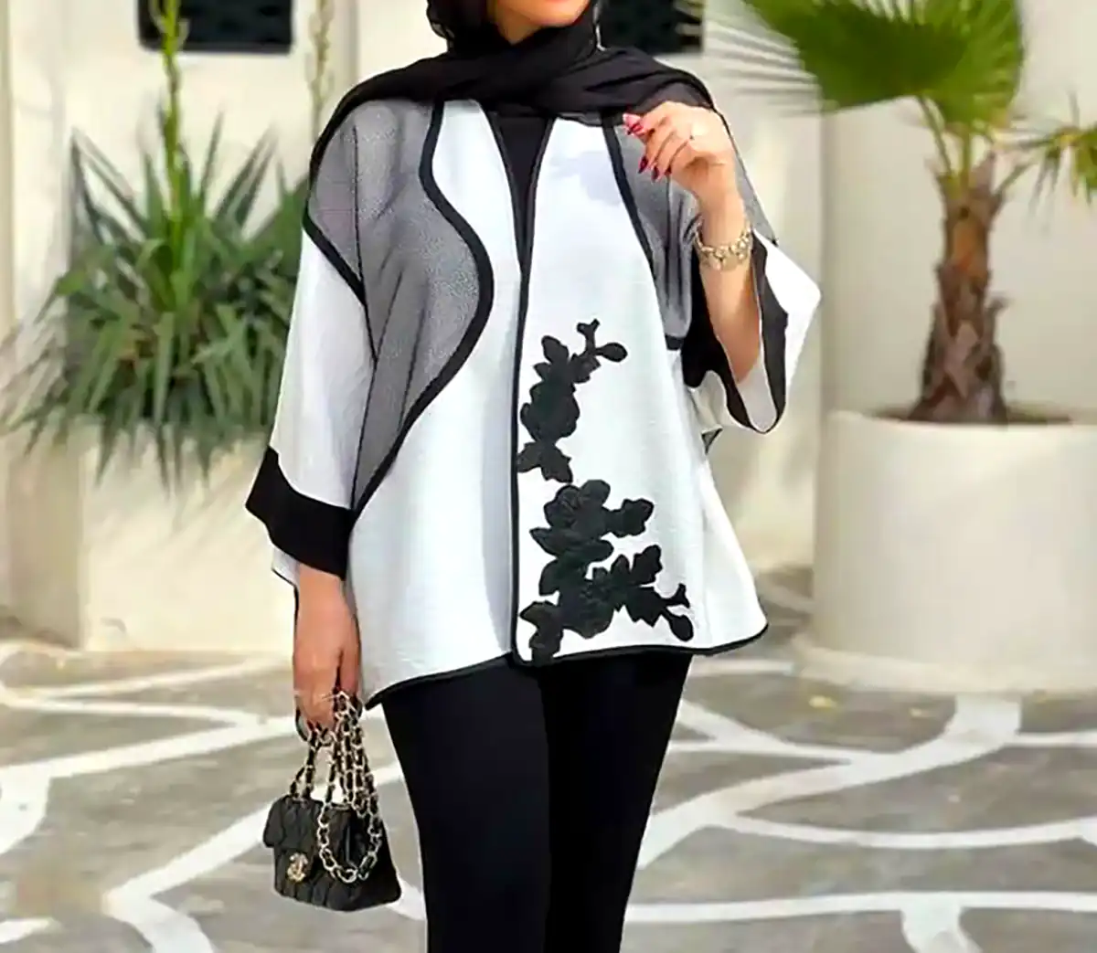 مانتو طرحدار مدرن