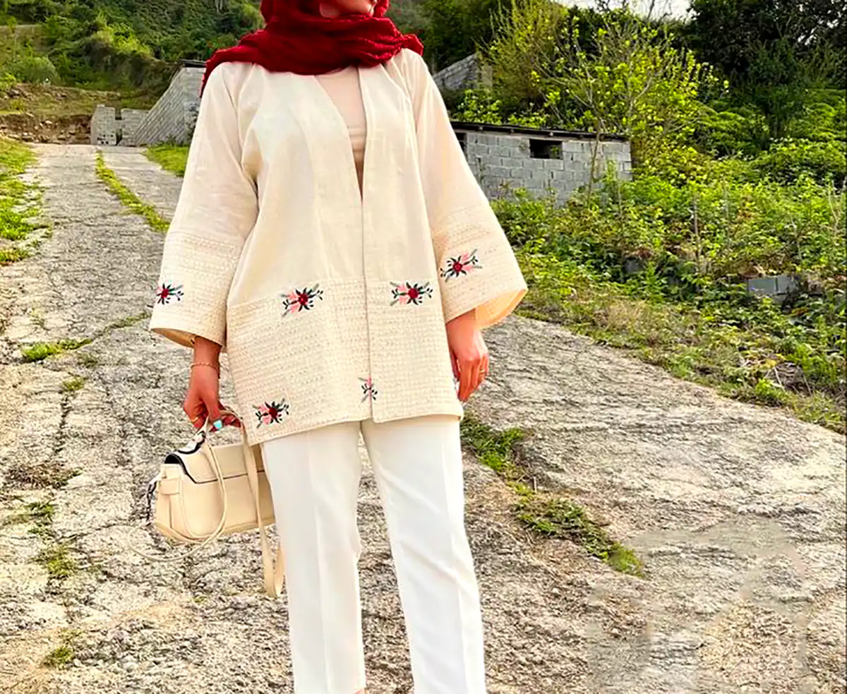 مانتو طرحدار مدرن