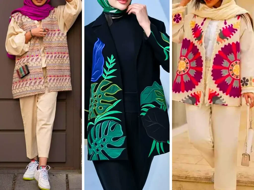 مانتو طرحدار مدرن