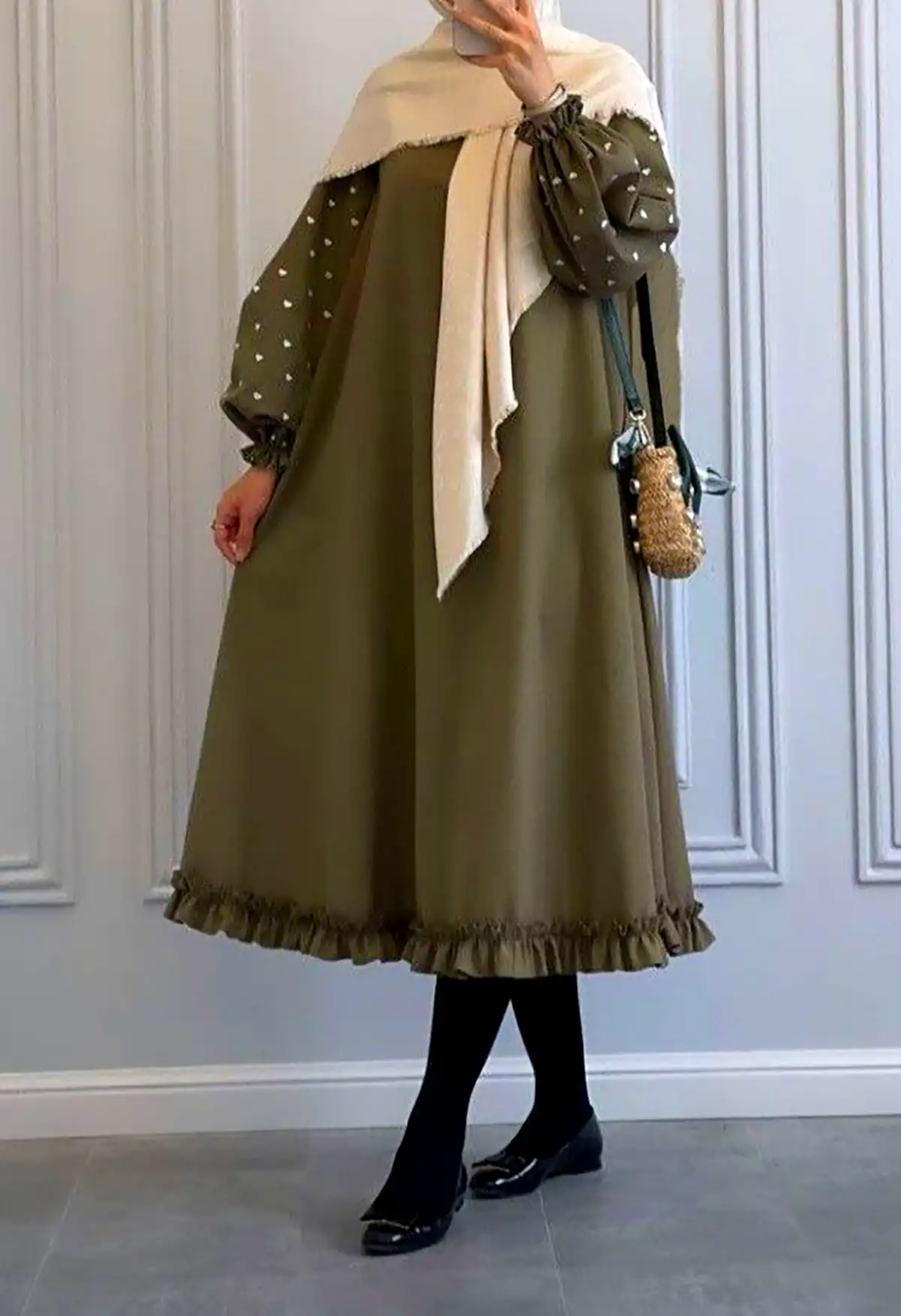 مانتو یقه گرد مینیمال