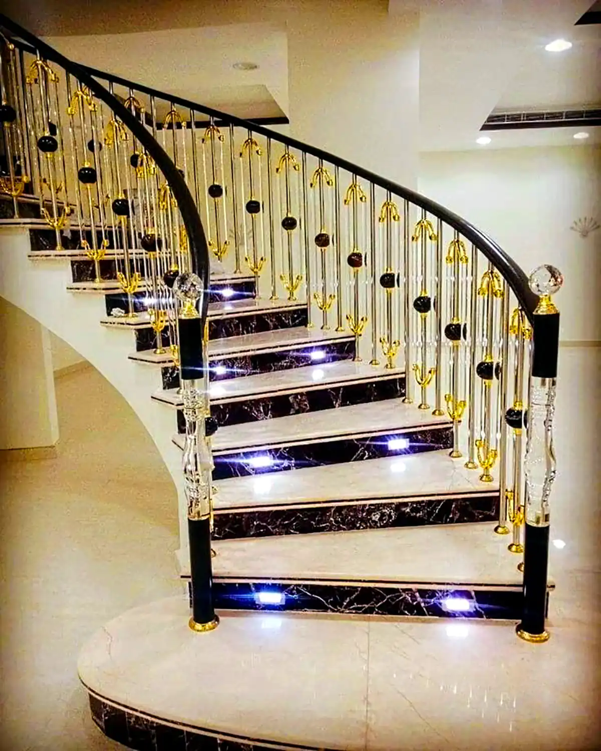 نرده راه پله فرفورژه