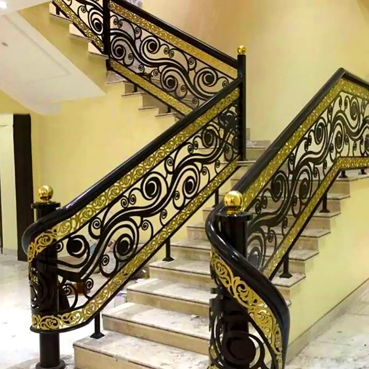 نرده راه پله فرفورژه