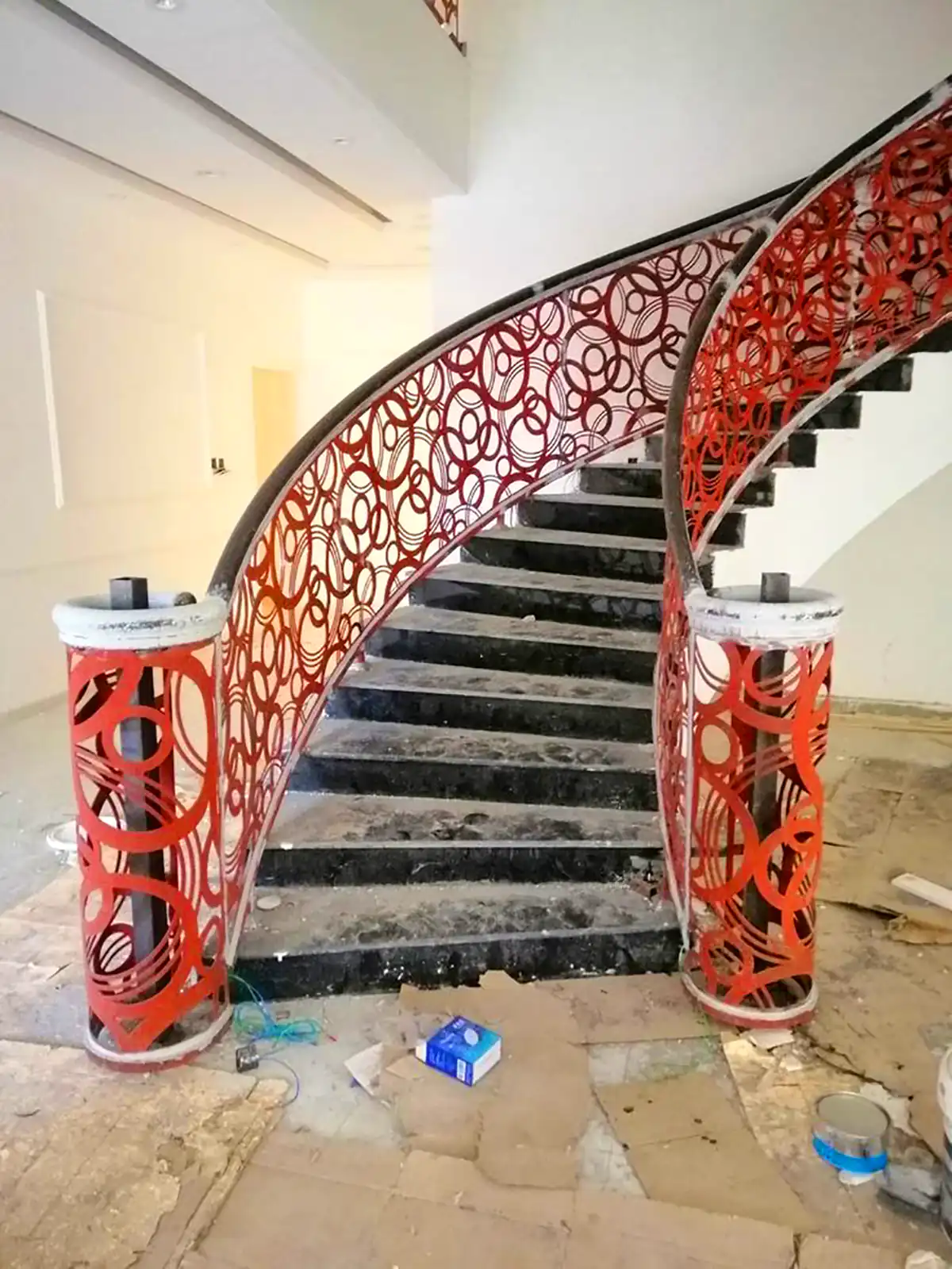 نرده راه پله فرفورژه