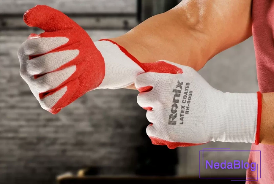 دستکش ایمنی لاتکس رونیکس