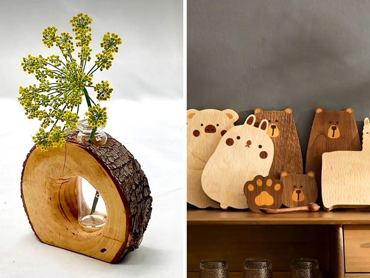 اکسسوری منزل چوبی