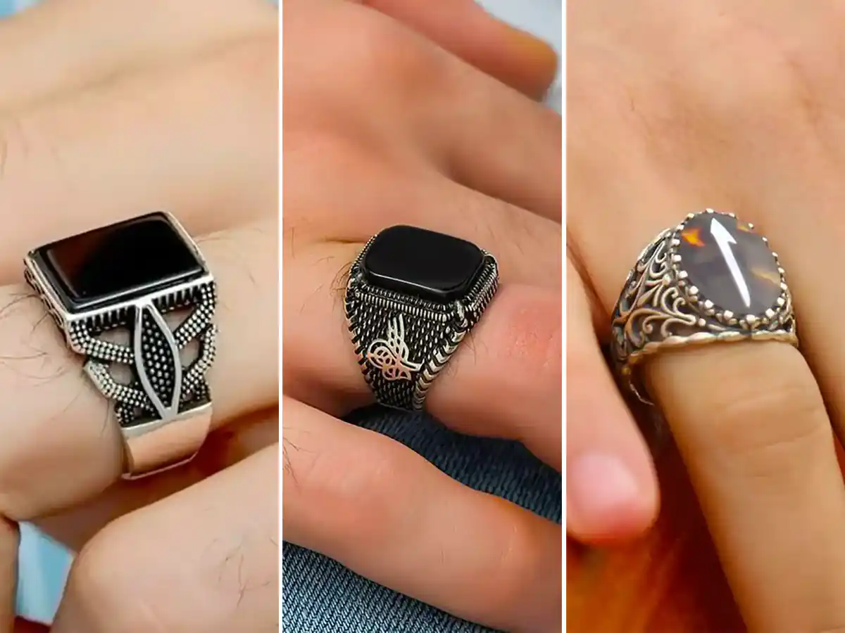انگشتر لوکس مردانه زیبا