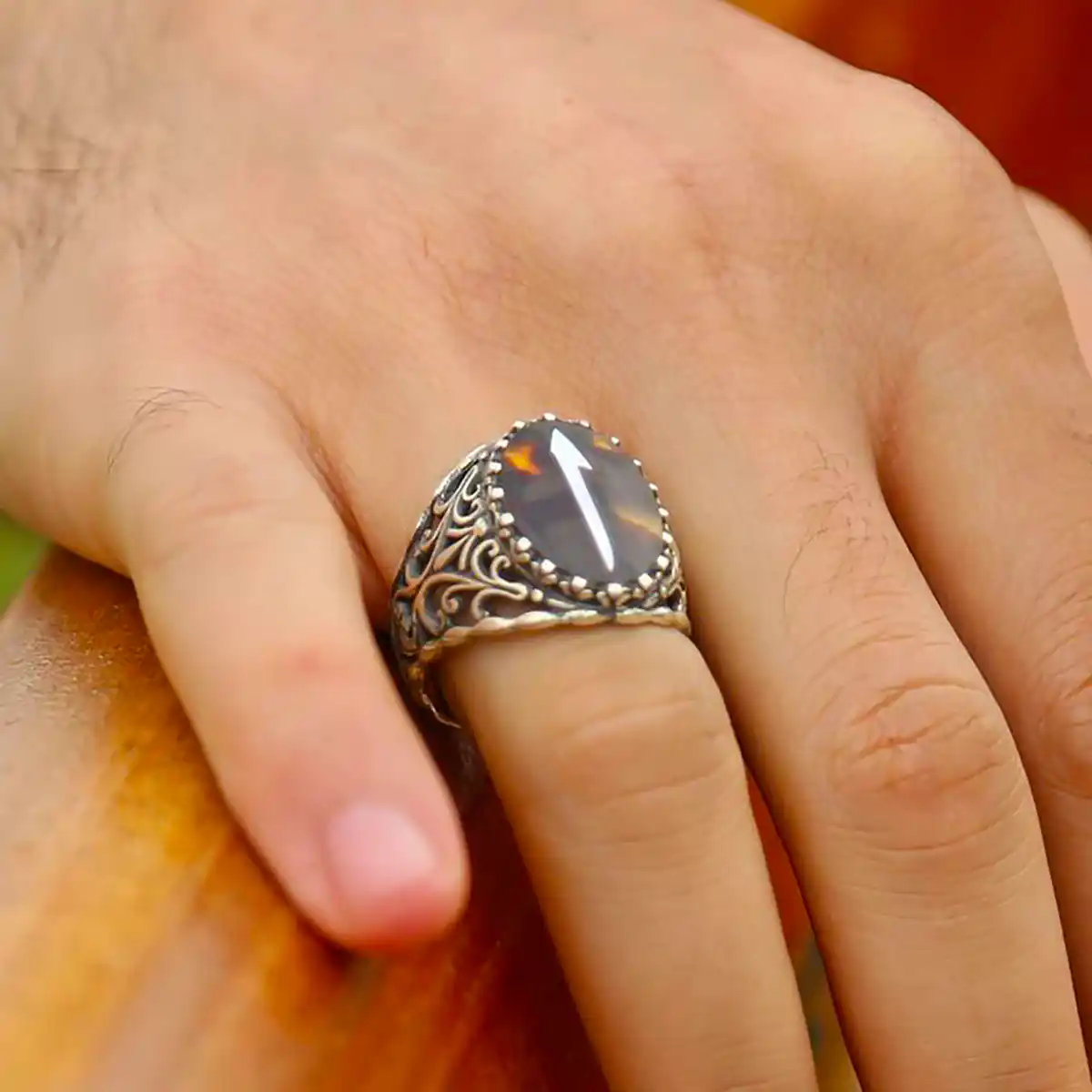 انگشتر لوکس مردانه زیبا