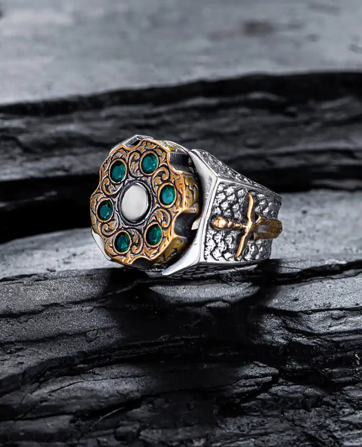 انگشتر لوکس مردانه زیبا