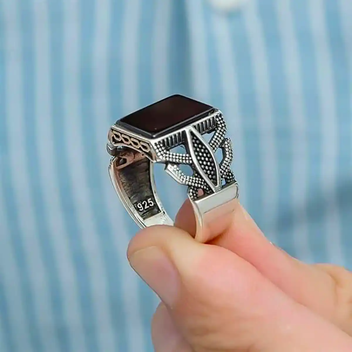 انگشتر لوکس مردانه زیبا