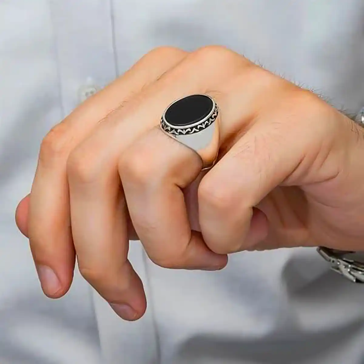 انگشتر لوکس مردانه زیبا