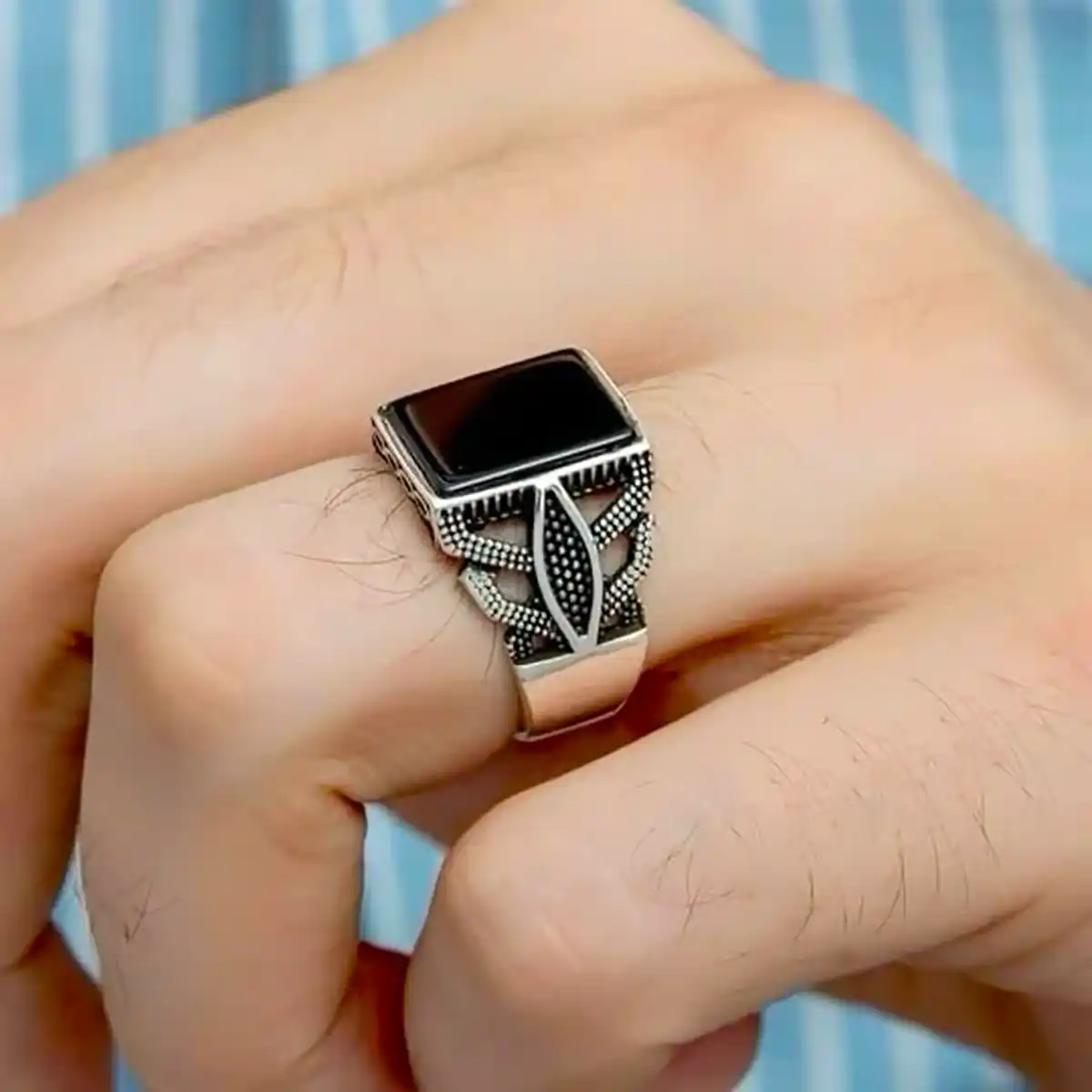 انگشتر لوکس مردانه زیبا