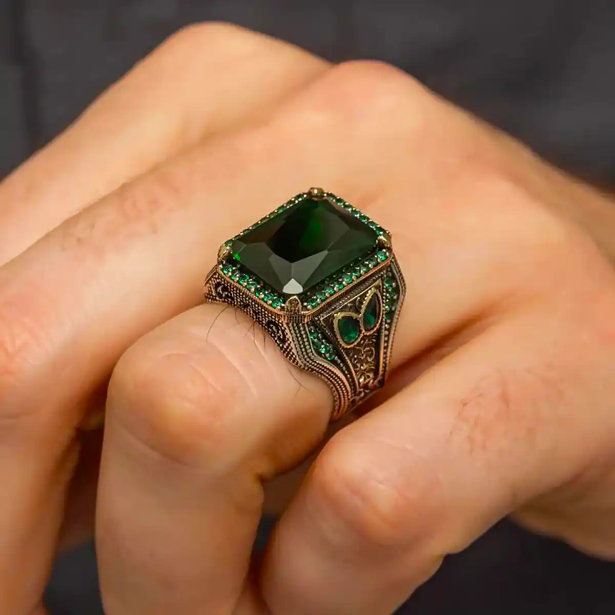 انگشتر لوکس مردانه زیبا
