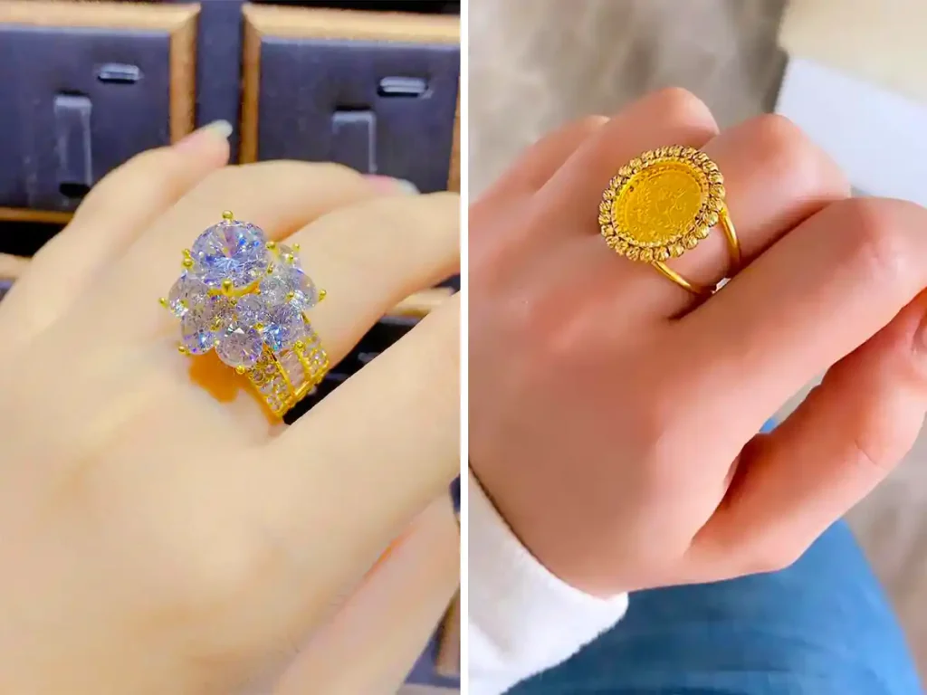 انگشتر پرنسسی جذاب