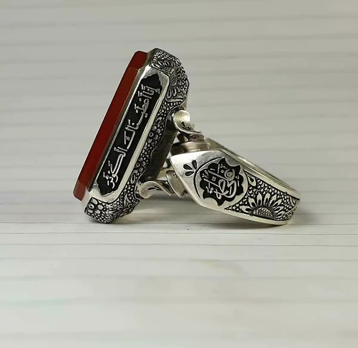 انگشتر سنگی مردانه شیک