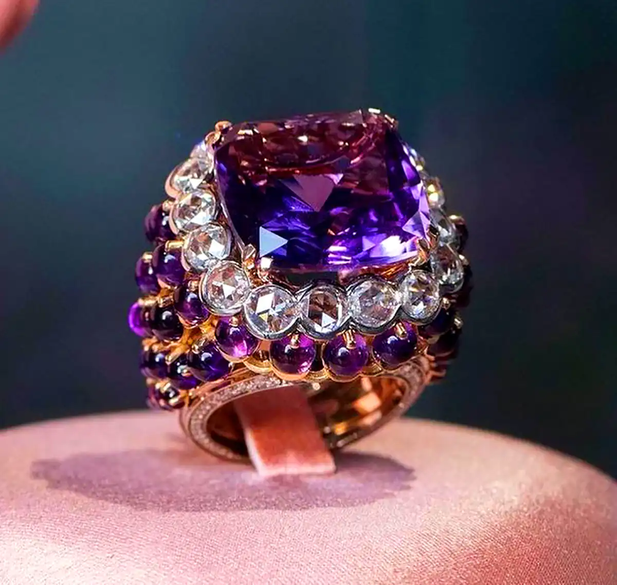 انگشتر آمیتیست بنفش ترند
