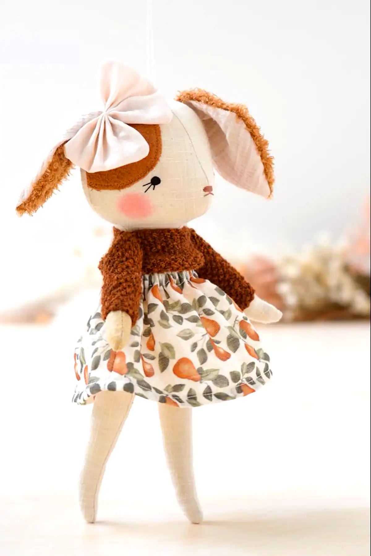 عروسک پارچه ای بامزه و کیوت