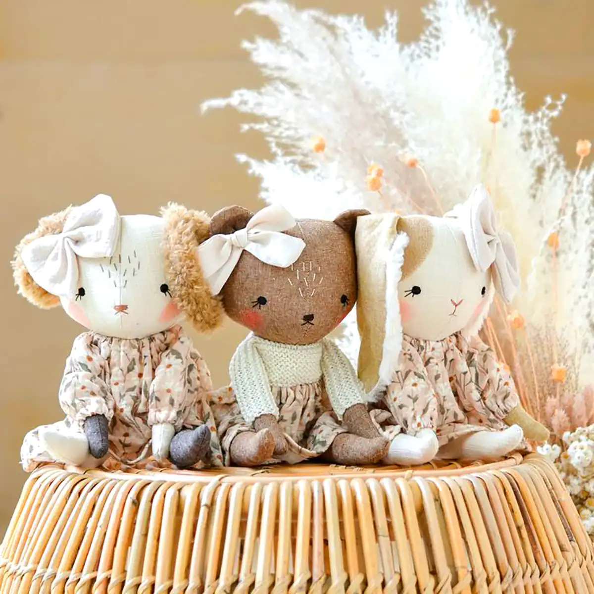 عروسک پارچه ای بامزه و کیوت