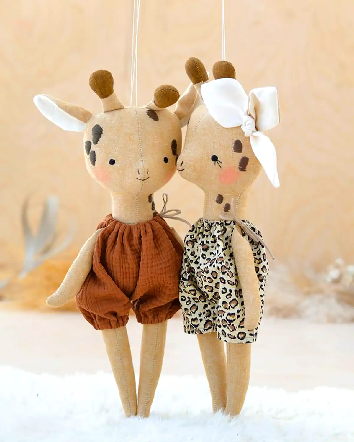 عروسک پارچه ای بامزه و کیوت