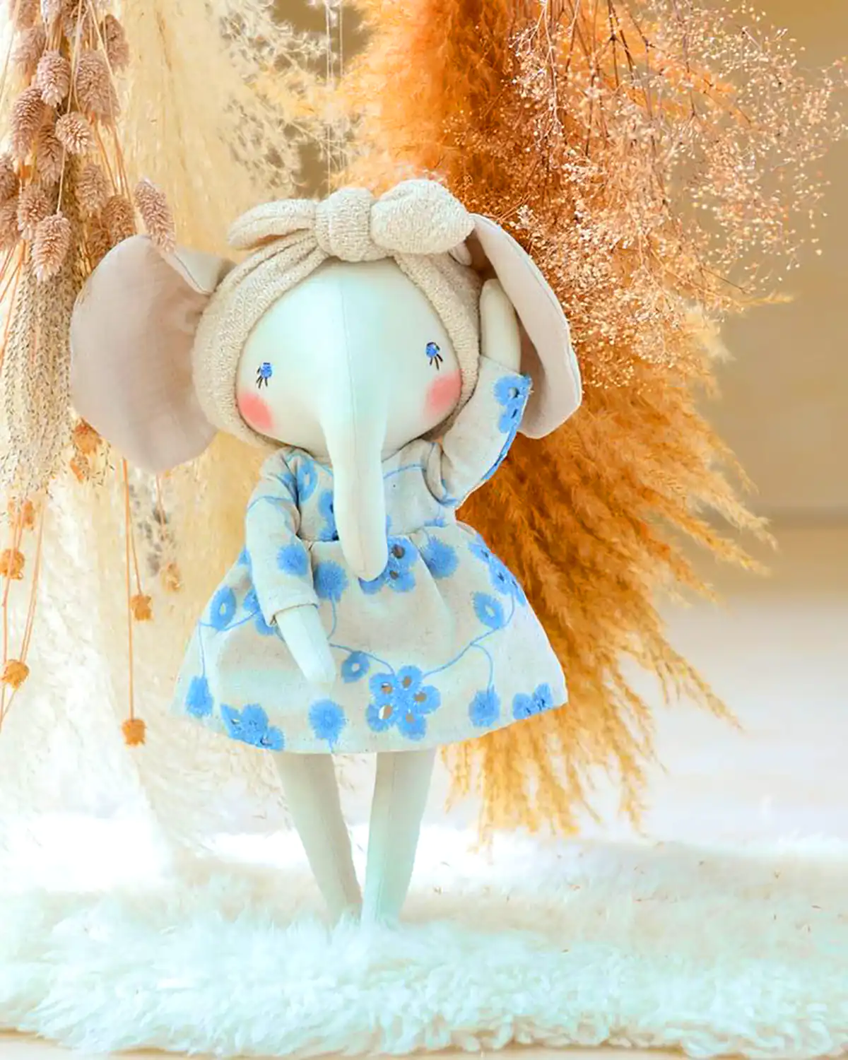 عروسک پارچه ای بامزه و کیوت