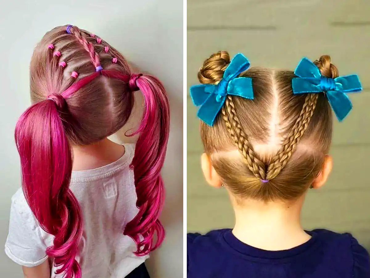 بافت موی شیک کودکانه