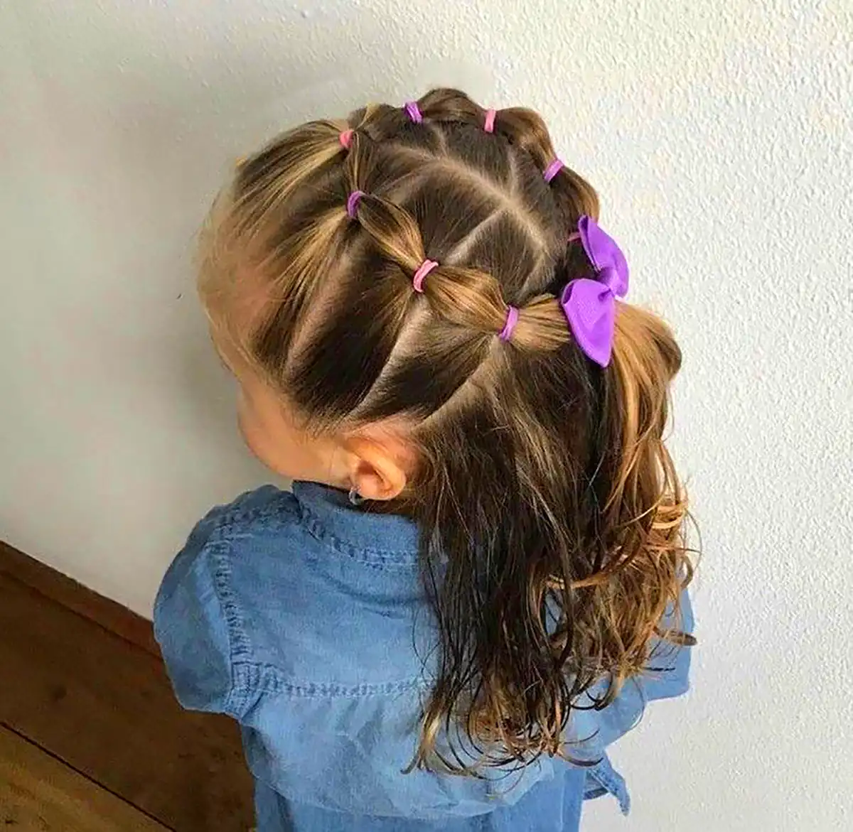 بافت موی شیک کودکانه