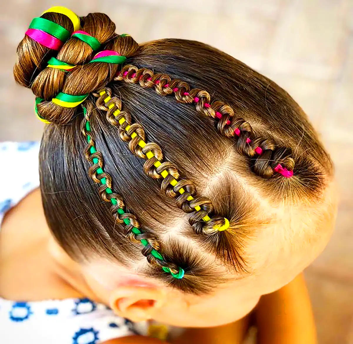 بافت موی شیک کودکانه