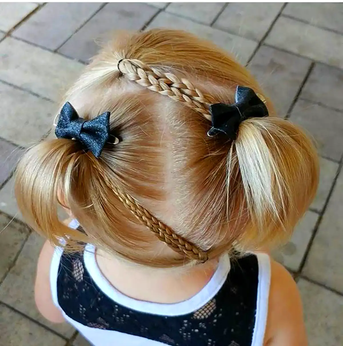 بافت موی شیک کودکانه