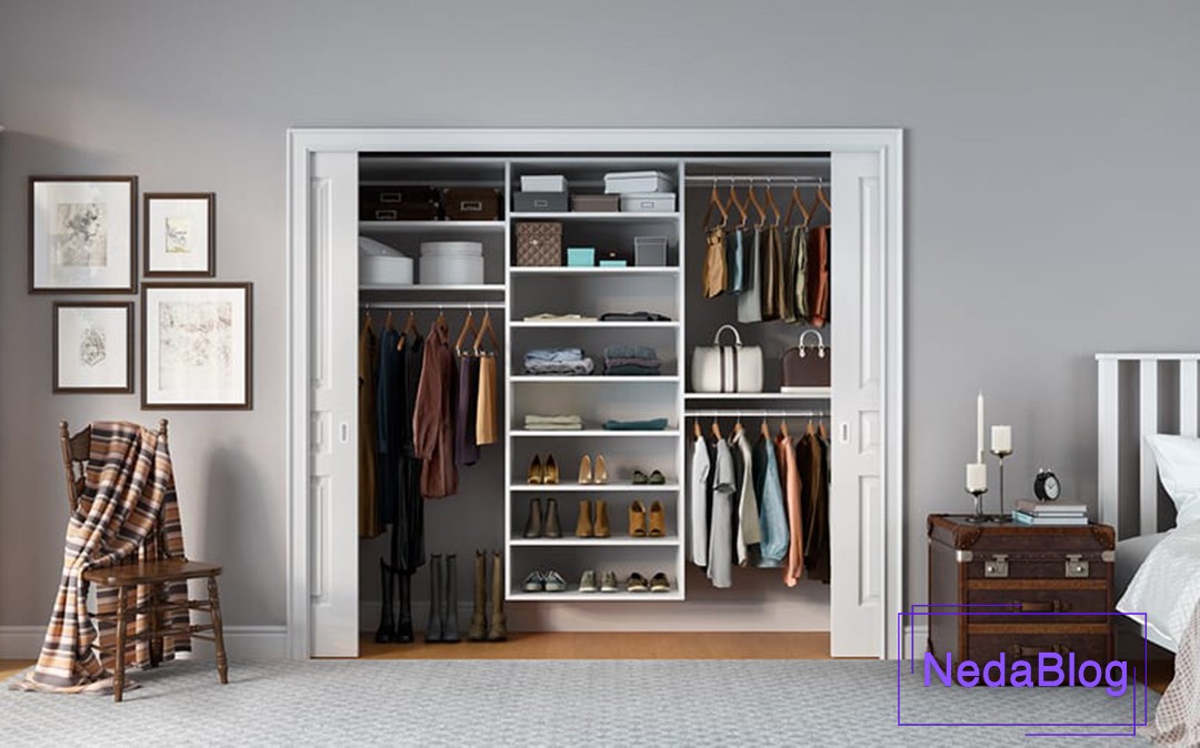 3 ایده کاربردی برای طراحی داخل کمد دیواری اتاق خواب + اجرا