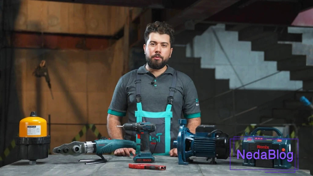 فوت‌ و فن‌های لوله‌کشی پمپ آب و نحوه شارژ باد منبع تحت فشار