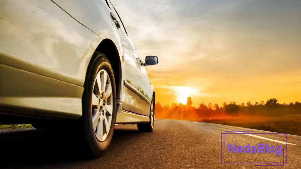 عکس از ماشین در تابستان