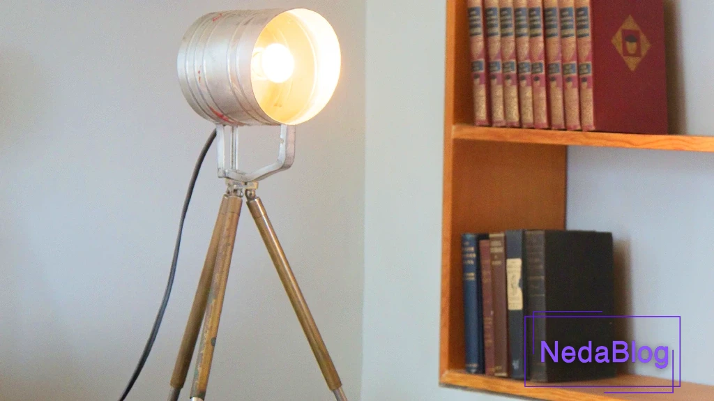 نورافکن دست ساز خانگی