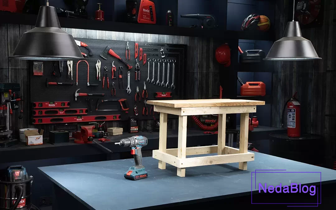 صفر تا صد ساخت میز چوبی ساده در خانه