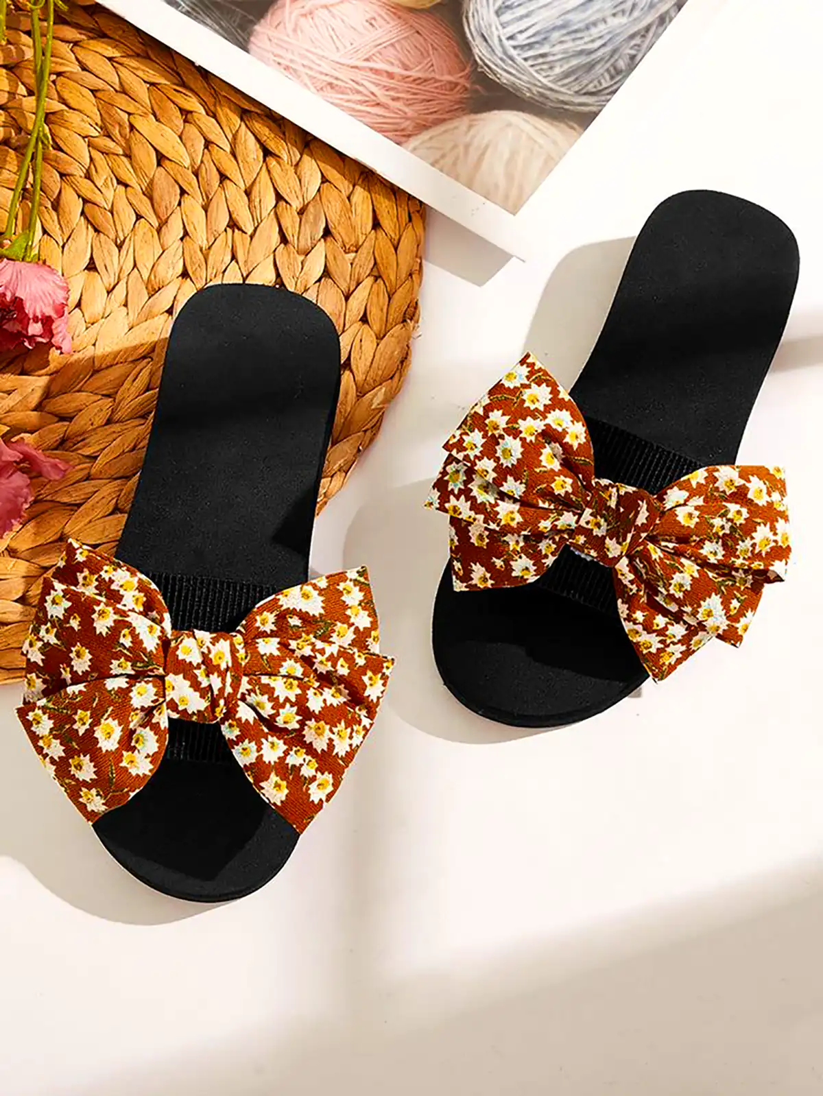 دمپایی فانتزی پاپیونی