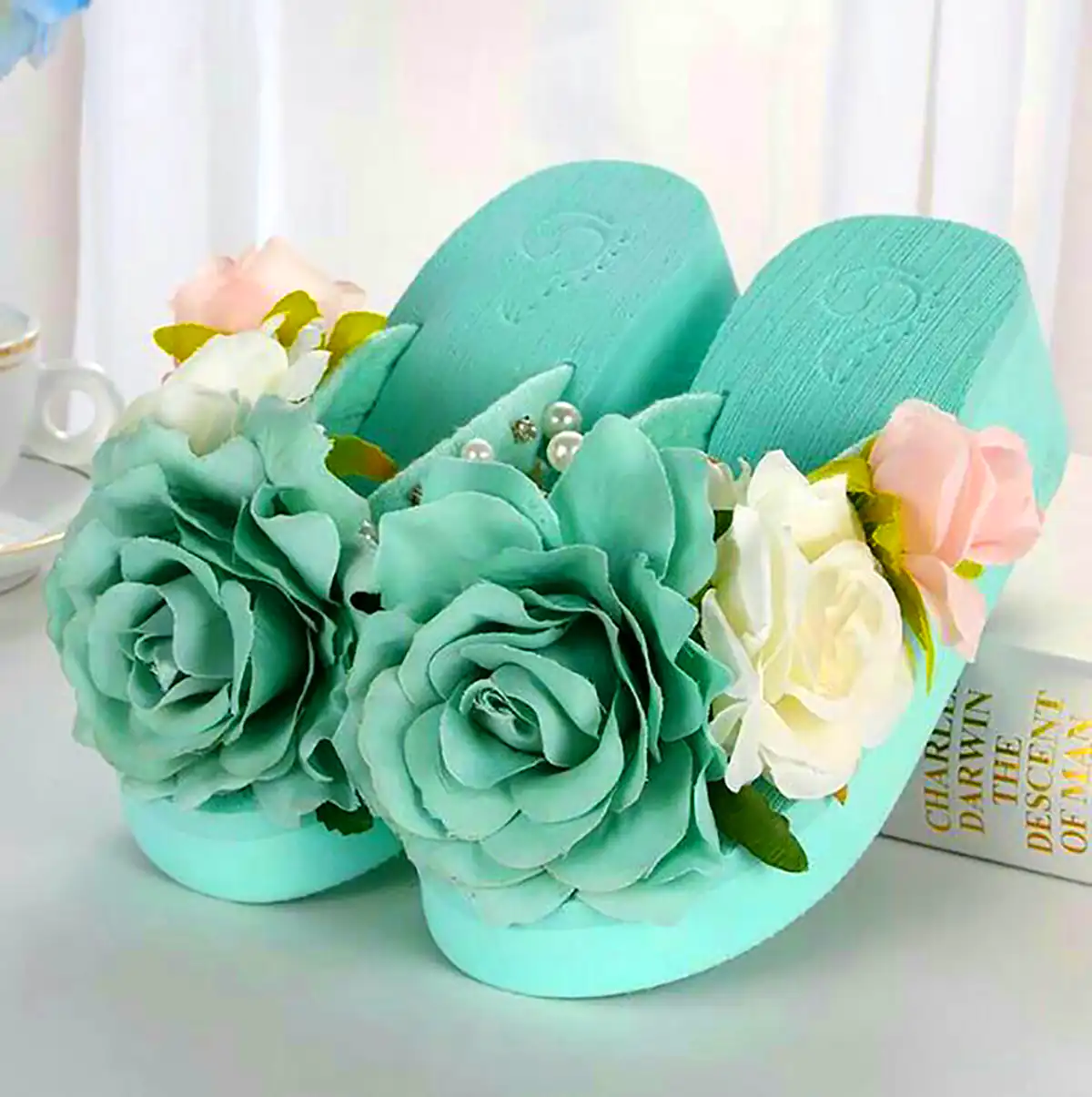 دمپایی فانتزی پاپیونی