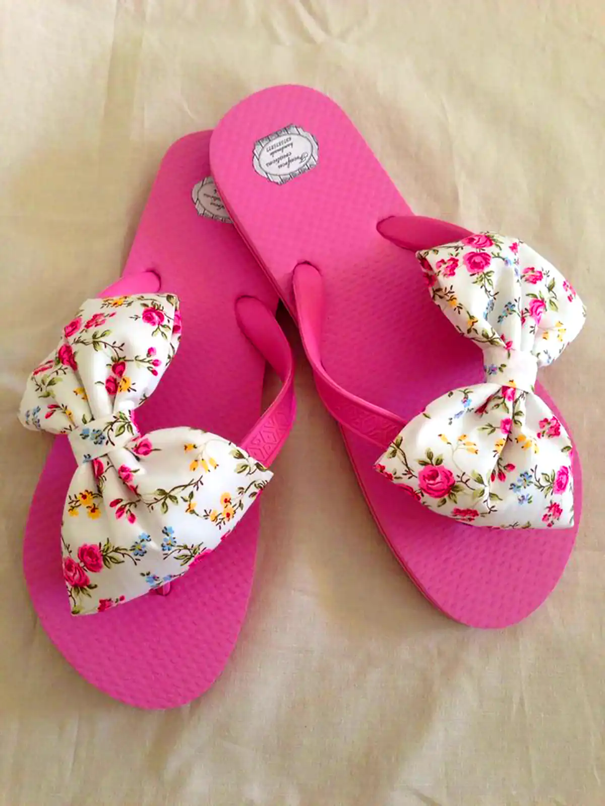 دمپایی فانتزی پاپیونی