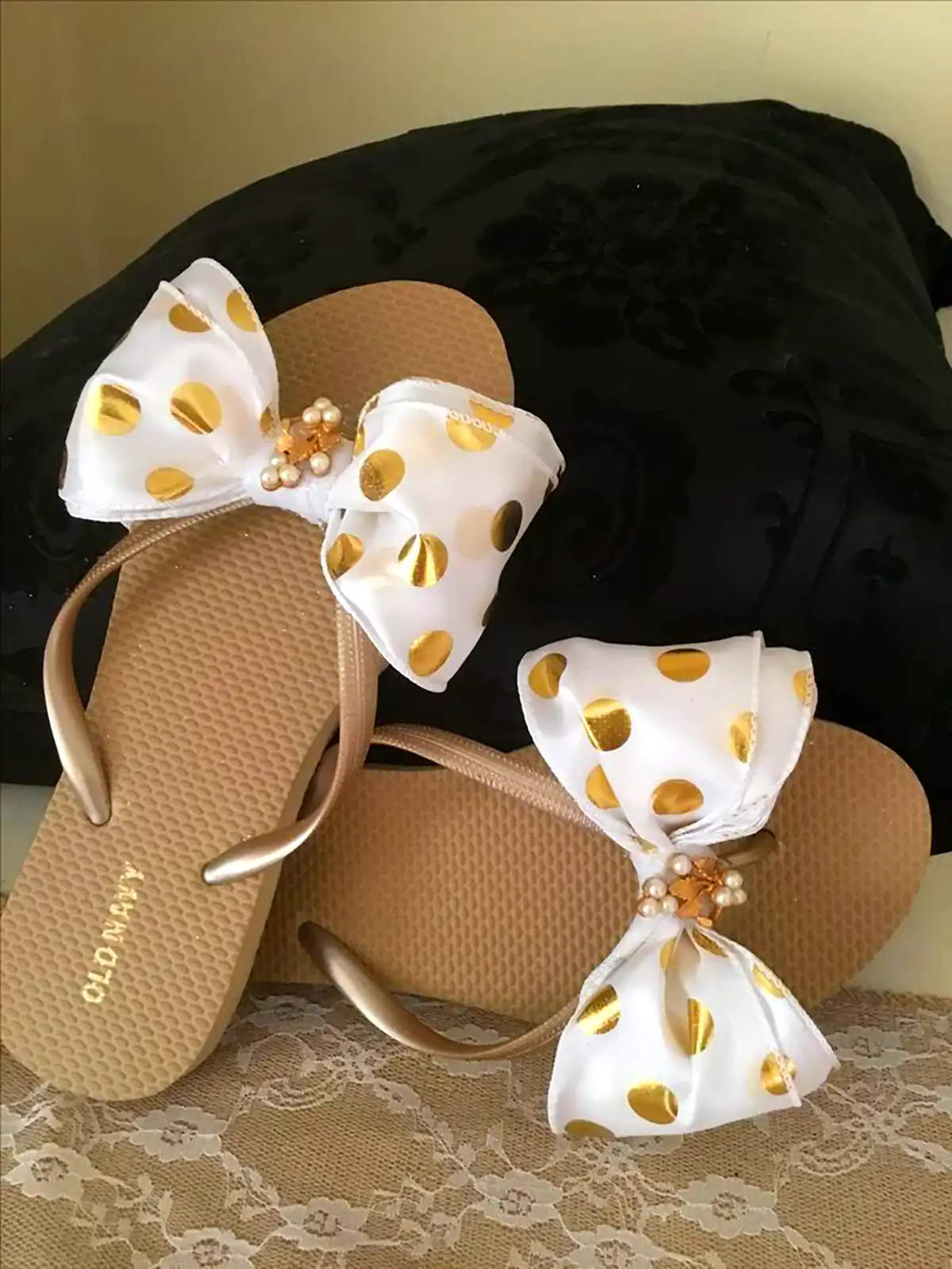 دمپایی فانتزی پاپیونی