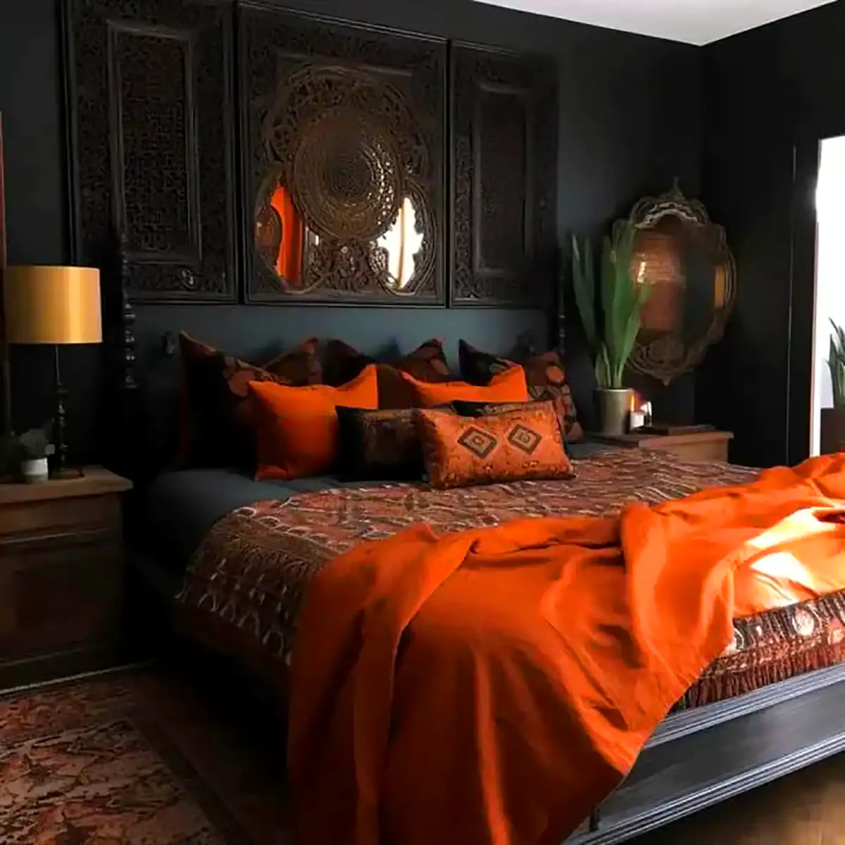 دکور اتاق خواب کاکائویی