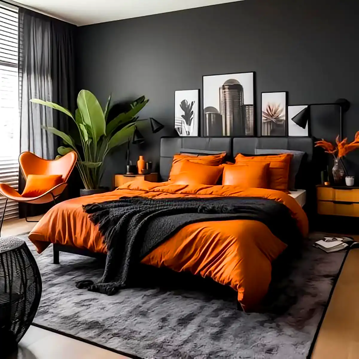 دکور اتاق خواب کاکائویی