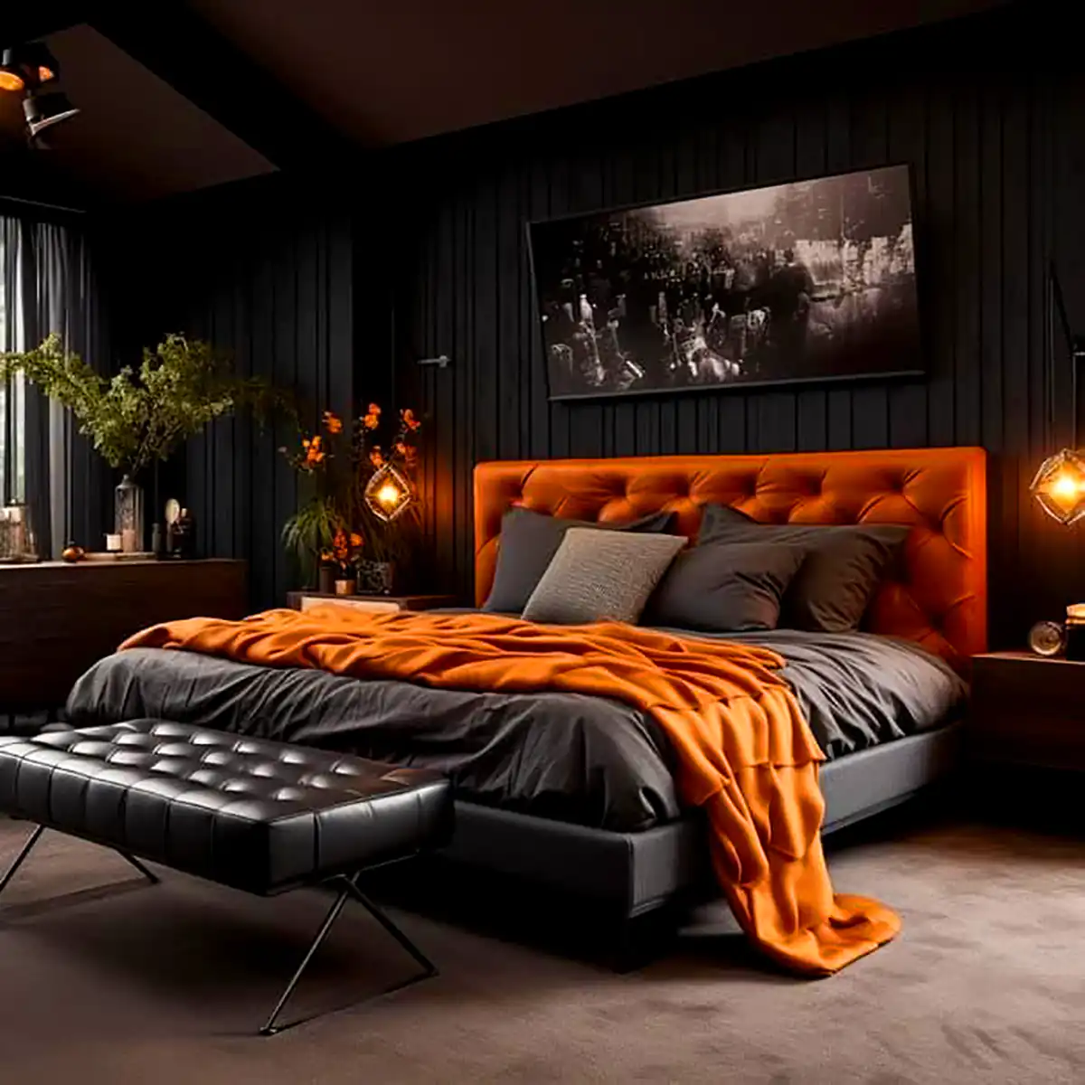 دکور اتاق خواب کاکائویی