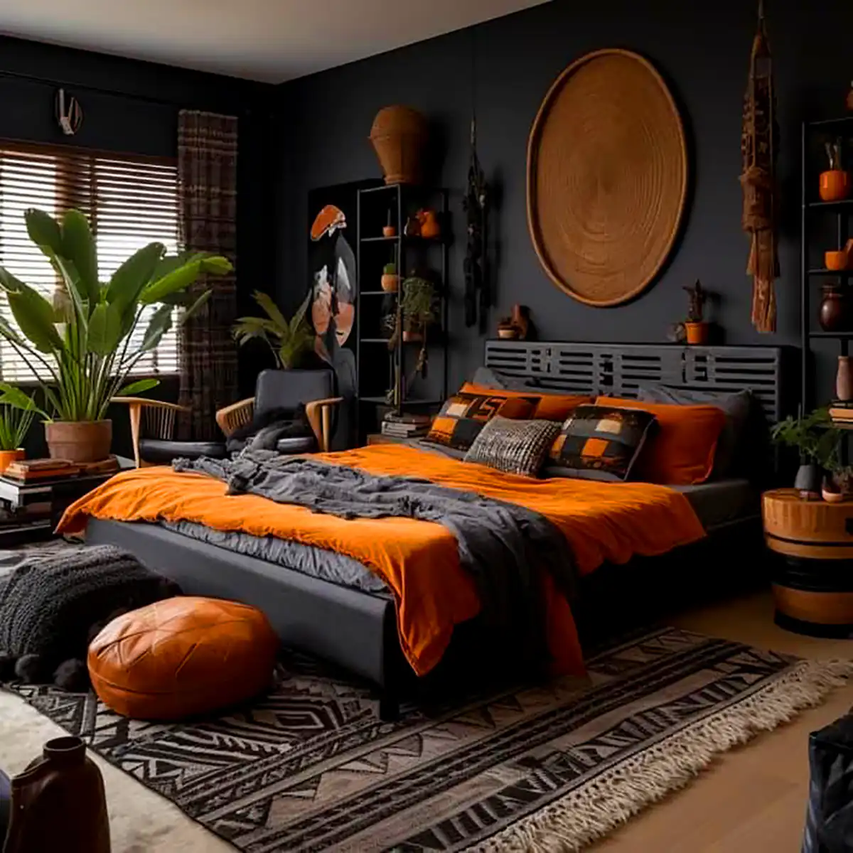 دکور اتاق خواب کاکائویی