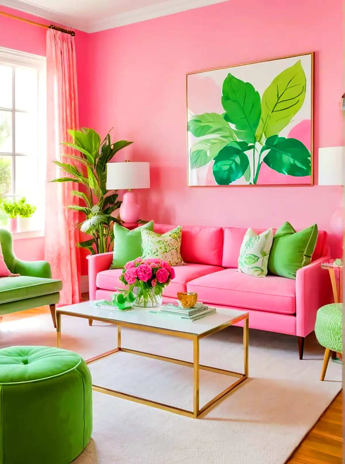 دکور صورتی اتاق تینیجری