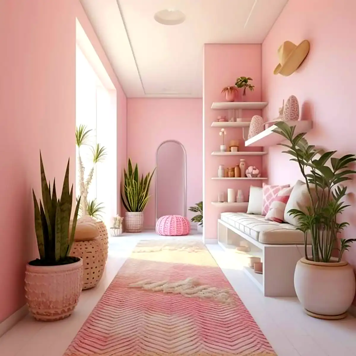 دکور صورتی اتاق تینیجری