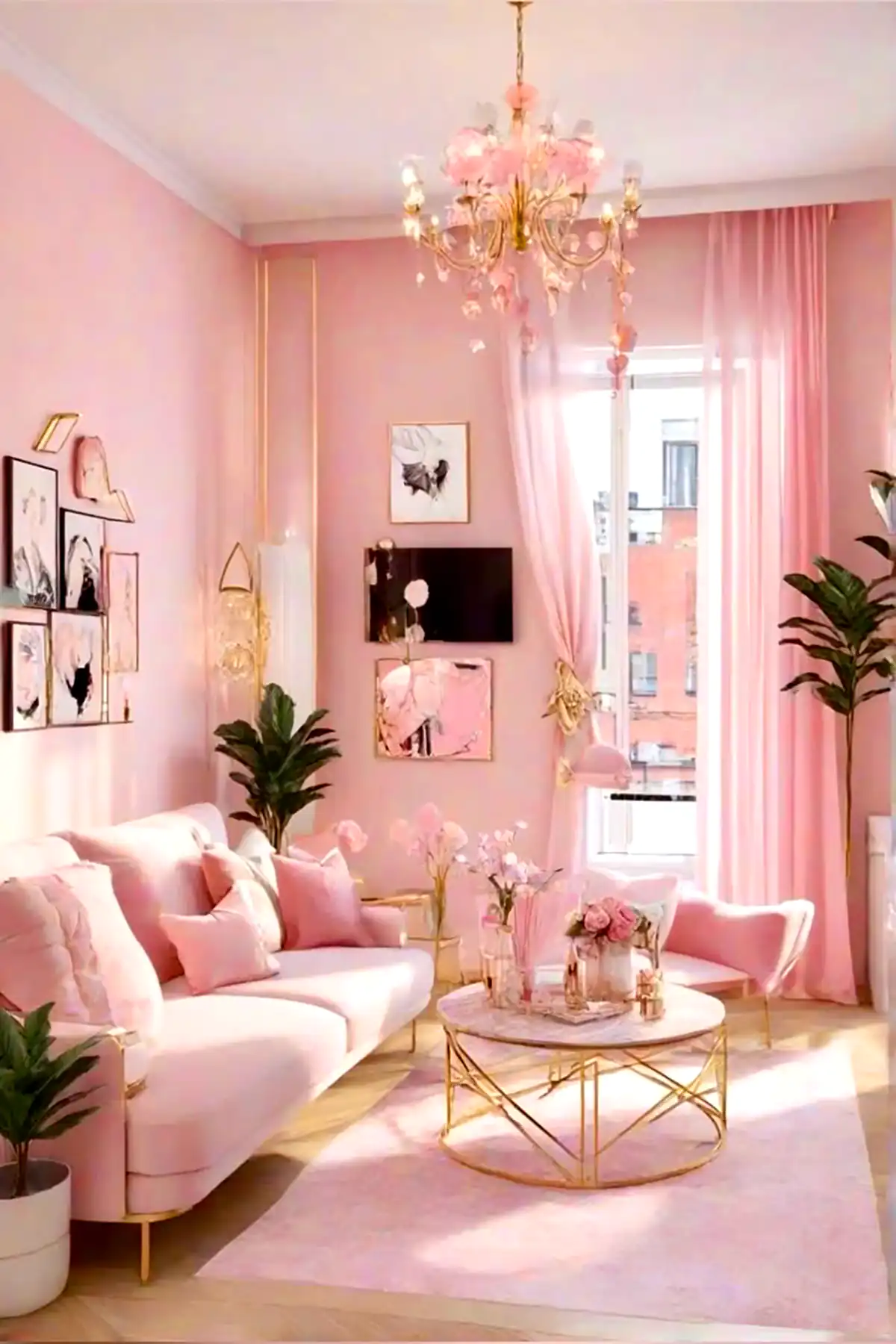 دکور صورتی اتاق تینیجری