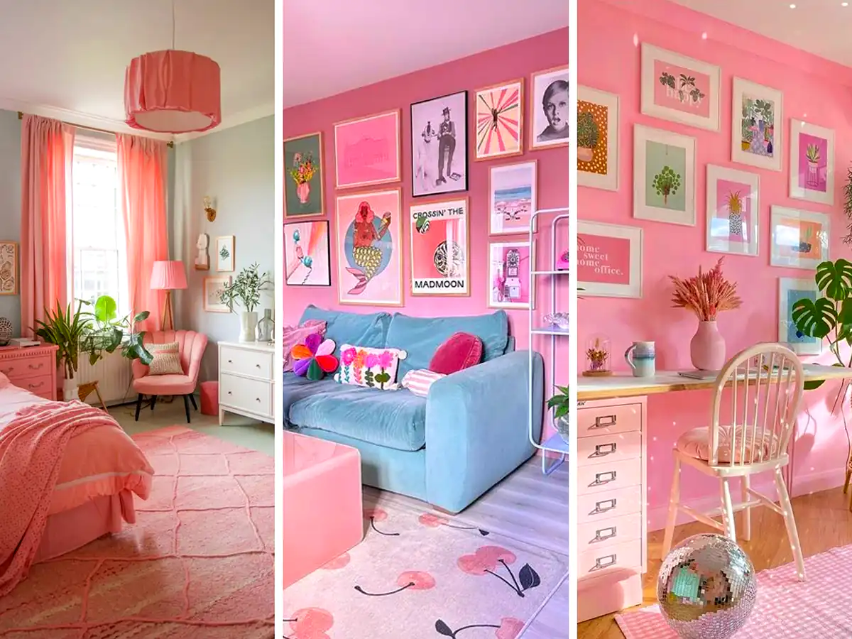 دکور صورتی اتاق تینیجری