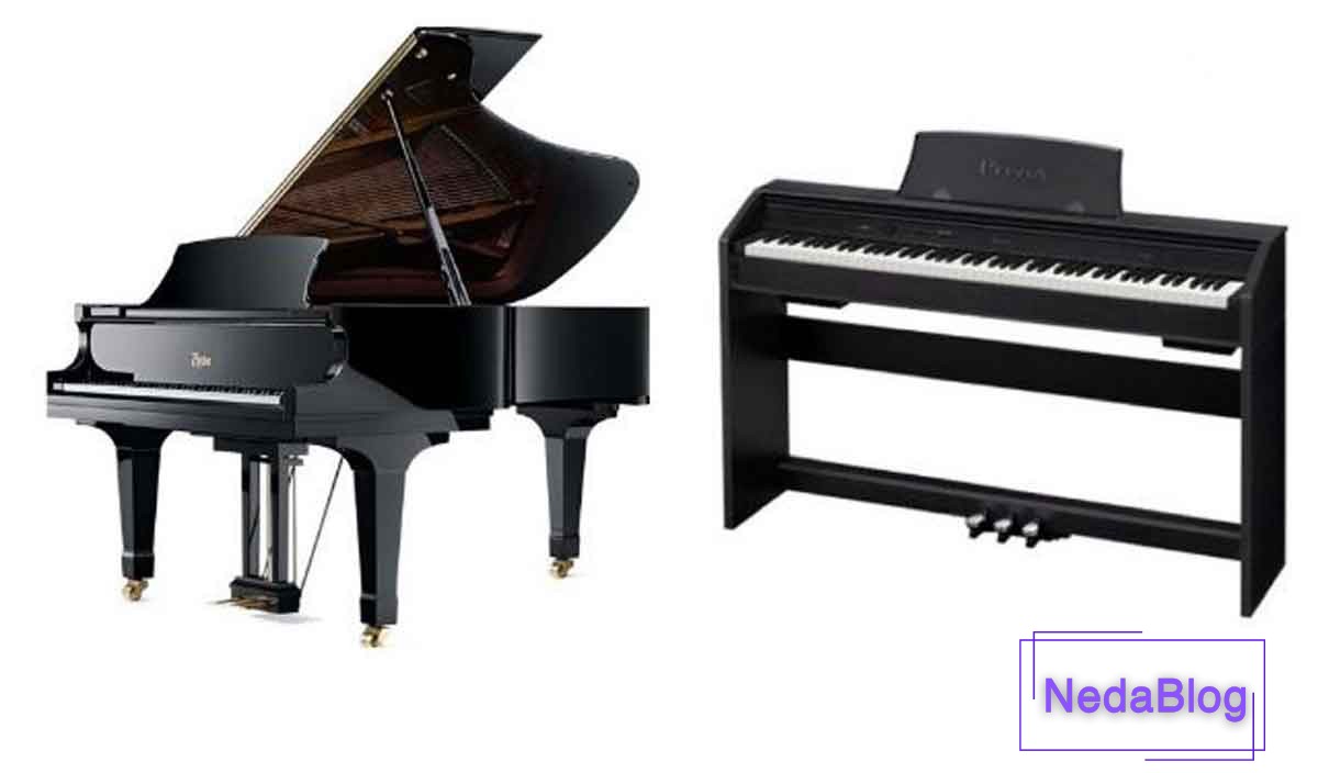 تفاوت پیانو دیجیتال و آکوستیک