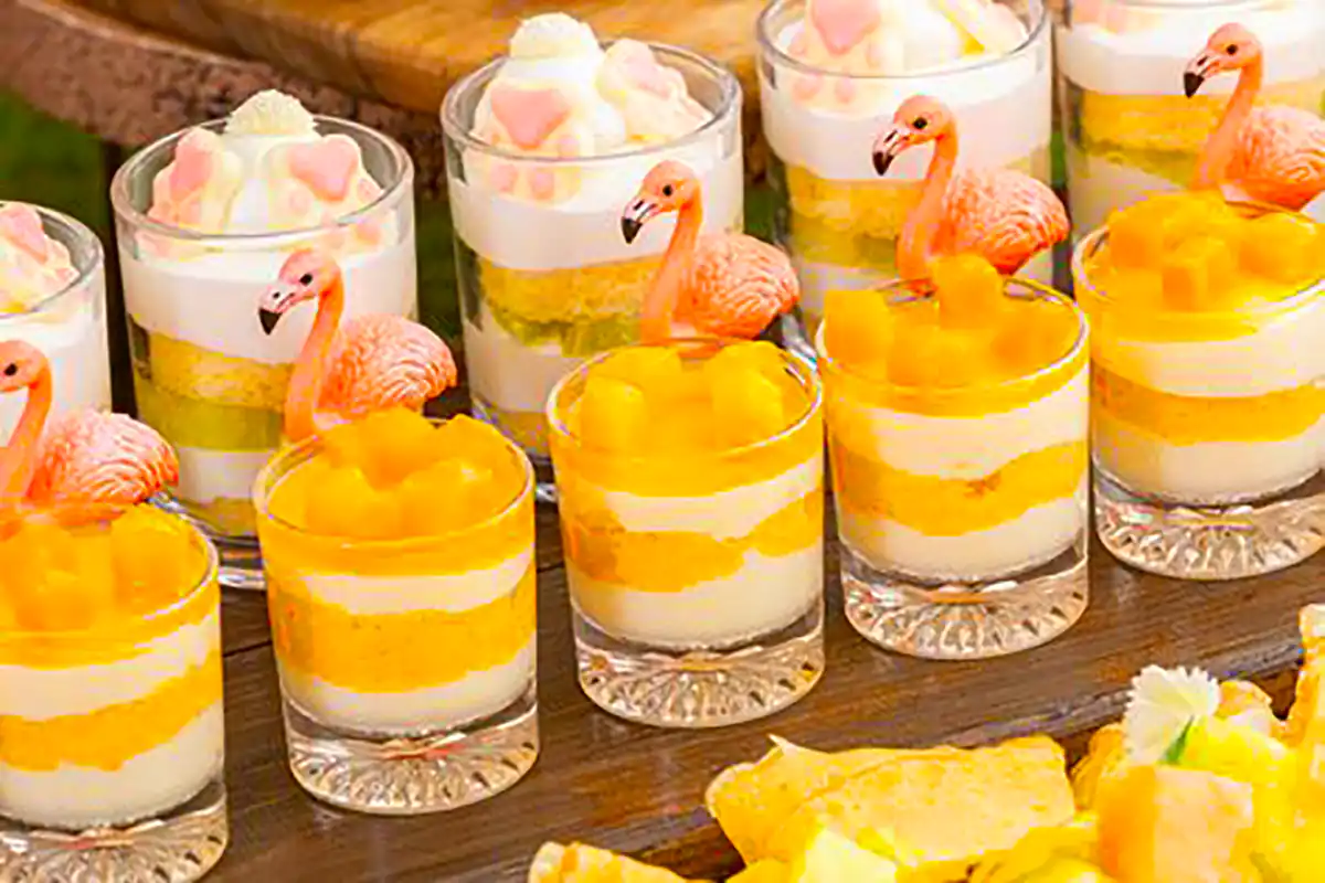 دیزاین دسر میوه ای